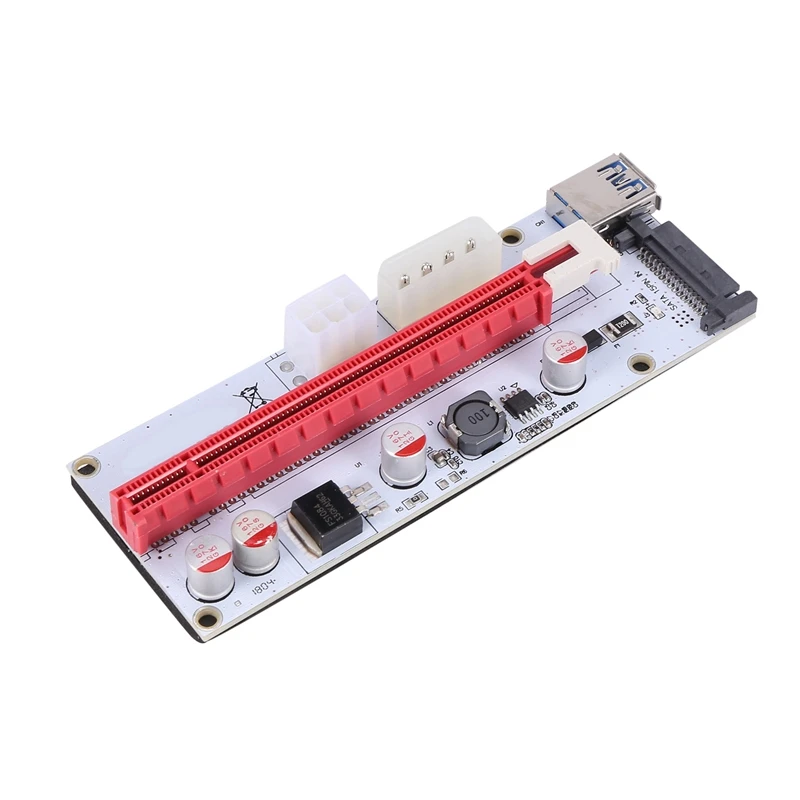 8X USB 3.0 Pcie PCI-E Express 1X To 16X GPU Extender Riser Card Adapter | Компьютеры и офис