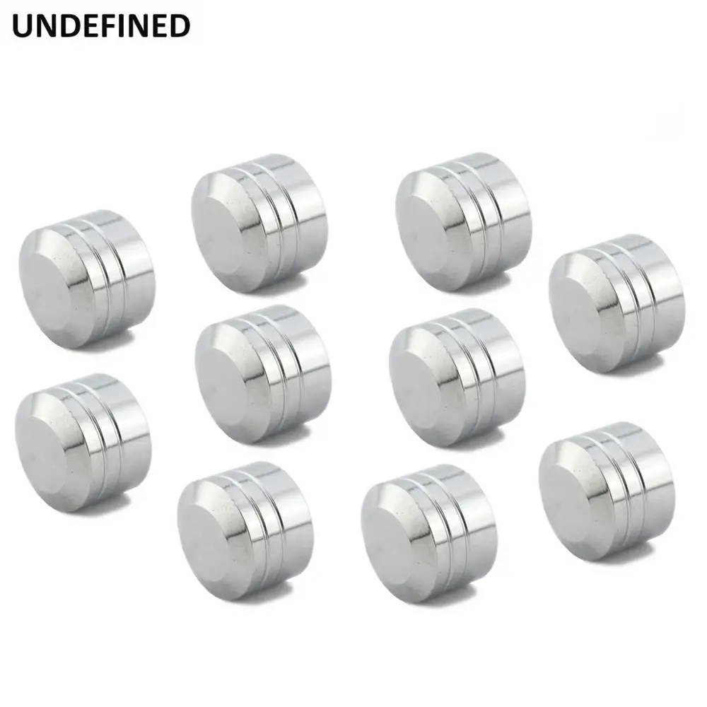 Внутренняя хромированная мотоциклетная головка 11-14 6 мм Φ CNC 1/2 &quotSchrauben Abdeckungen