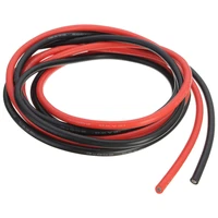 2m two wires 12161820262830awg silicone wire sr wire flexible stranded copper electrical cables 1m black1m red for rc