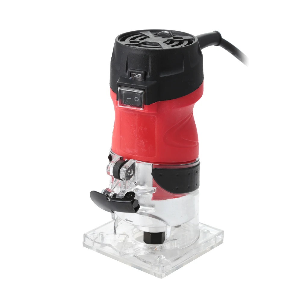 220V 800W 6mm Electric Hand Trimmer Router 6 Speed Setting Woodworking Laminate Joiners Carving Machine Wood EU/US | Инструменты
