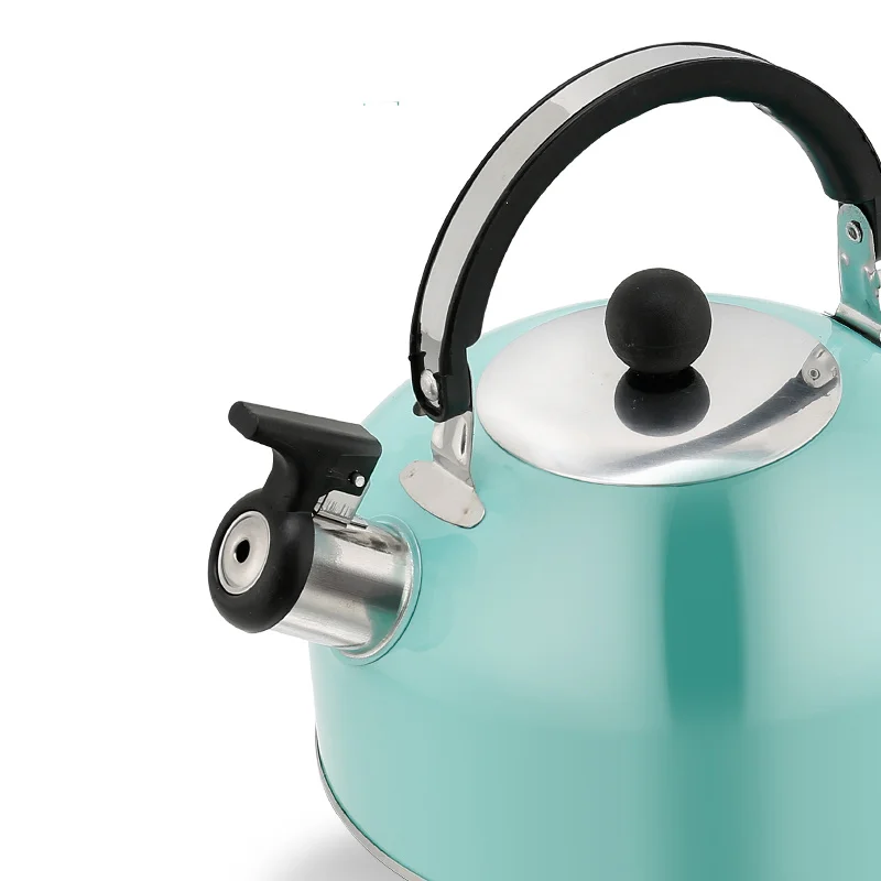 

Household Kettle Stainless Steel Whistle Kettle Large Capacity Induction Cooker Gas Universal Kettle whistling kettle camping