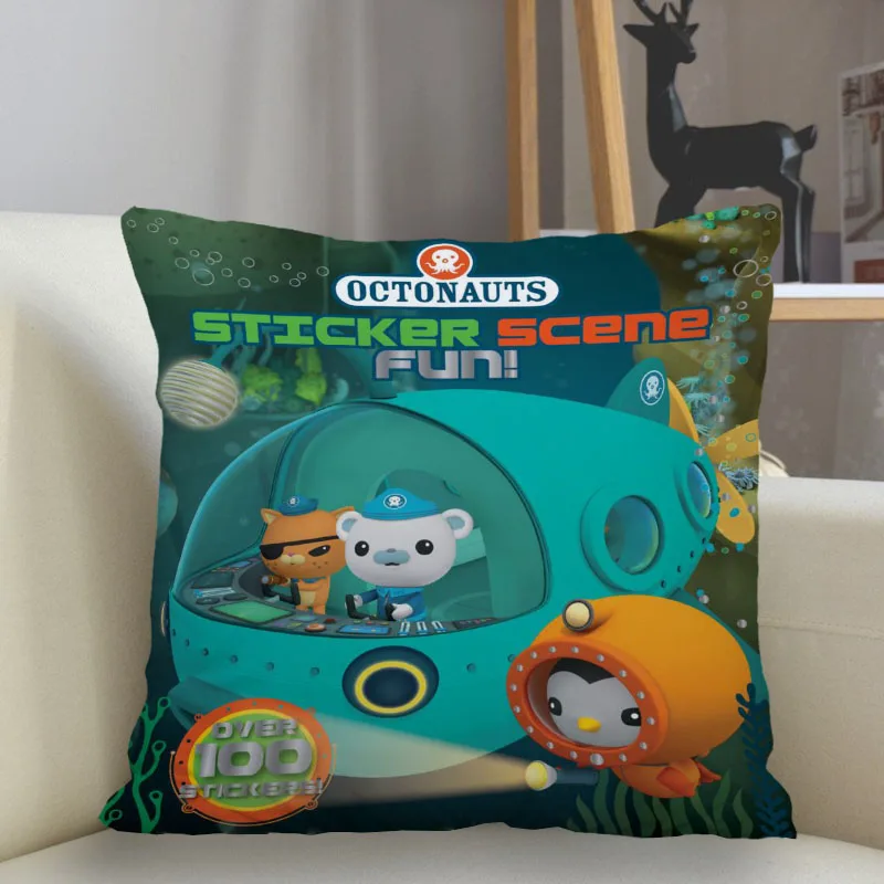 Musife Octonauts Подушка Чехол изготовленная на заказ квадратная наволочка чехол молнии