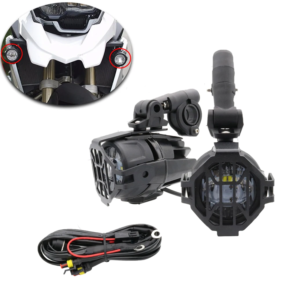 2 шт. 6 светодиодных мотоциклетсветильник фар универсальные противотуманные