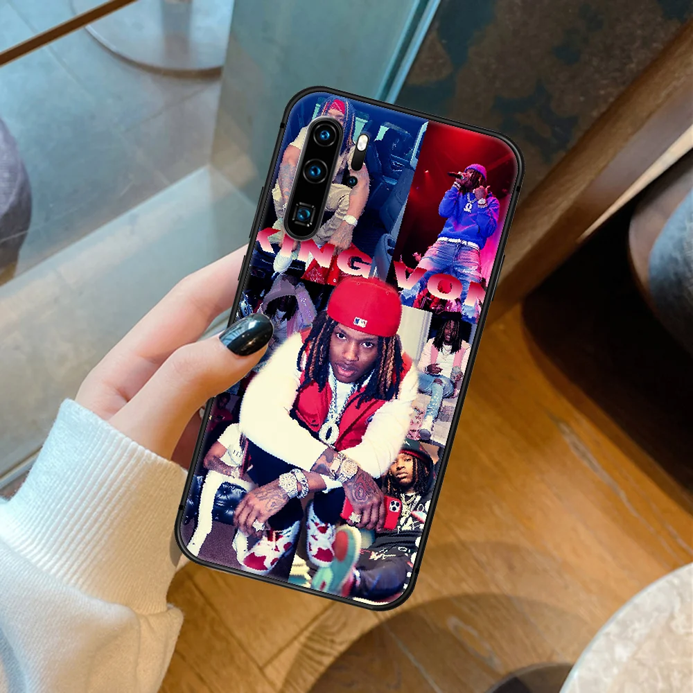 

K-Kings Von OTF Rapper Phone Case For Huawei P Mate 10 20 30 40 Pro Lite Smart 2019 2021 black Etui Trend Prime Luxury Funda