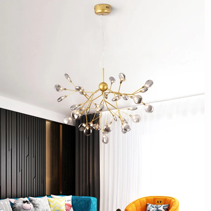 

Современная светодиодная люстра, светильник, стильная люстра в виде ветки дерева, Декоративная Потолочная люстра, подвесной светодиодный с...