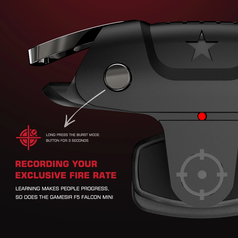 Игровой мини контроллер GameSir F5 Falcon подключи и играй геймпад для iOS/Android не требует