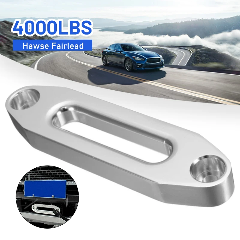 

New 4000LBS Aluminum Towing Ropes Synthetic Winch Rope For SUV ATV UTV Alumimum Hawse Fairlead