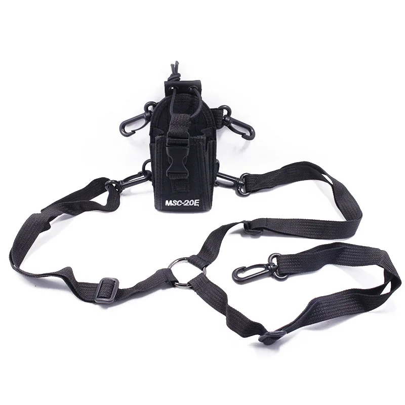 

MSC-20E Portable Walkie Talkie Nylon Case Cover Handsfree Holder for Baofeng UV-XR UV-9R TYT