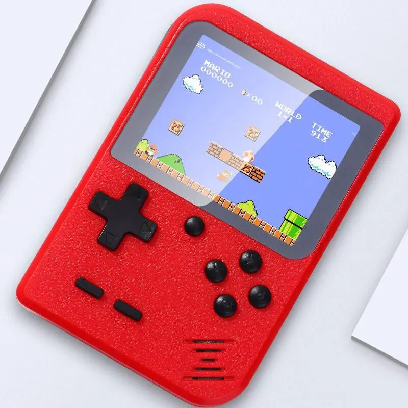 Встроенная 400 игровая игрушка для мальчиков ретро портативная мини портативная игровая консоль 8-bit 3 с геймпадом для детей игровой плеер