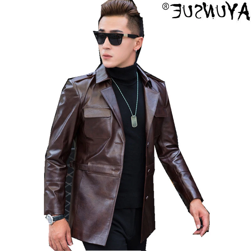 

Men's authentic denim jacket, genuine leather jacket in autumn and winter, xwzs6607, my739