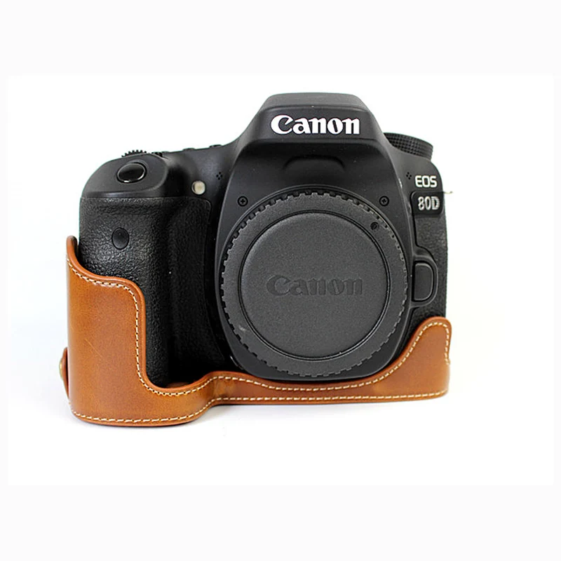 Чехол для портативной камеры чехол из искусственной кожи Canon EOS 90D 80D 70D 60D