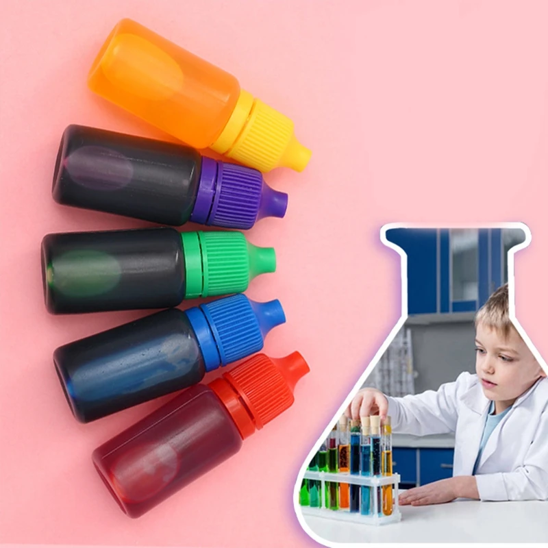 

7 Colors 10ml Handmade Soap Dye Pigments DIY Liquid Pigment Slime Colorant for Painting Coloring Kids Toy R9JC