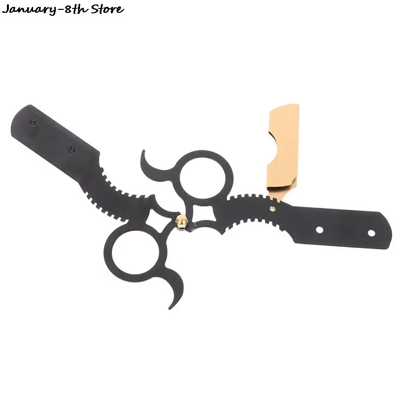 1 Бритва для парикмахера с прямыми краями инструмент стрижки бороды бровей