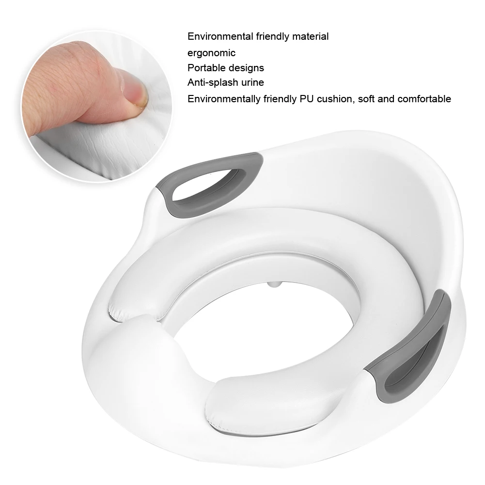 Детское сиденье для унитаза нескользящее мягкое удобное детское Массажная