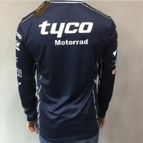 Мужские мотоциклетные футболки TAS с длинным рукавом Джерси Tyco Motorrad Motocross из