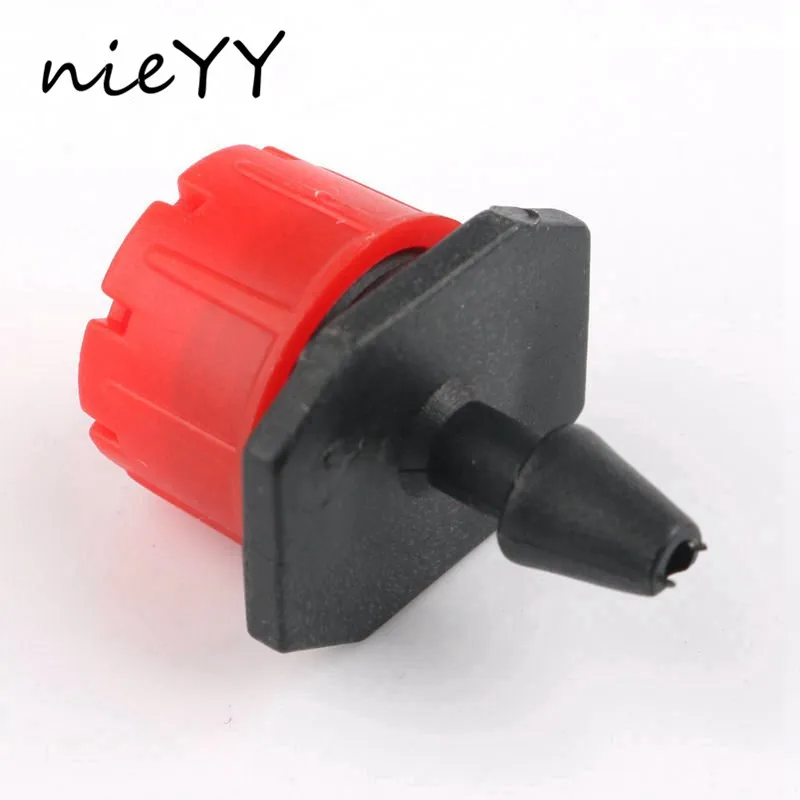 20pcs Adjustable 8 Holes Scattering Spray Red Nozzle Garden Irrigation Accessories Misting Micro Flow Dripper Drip | Дом и сад