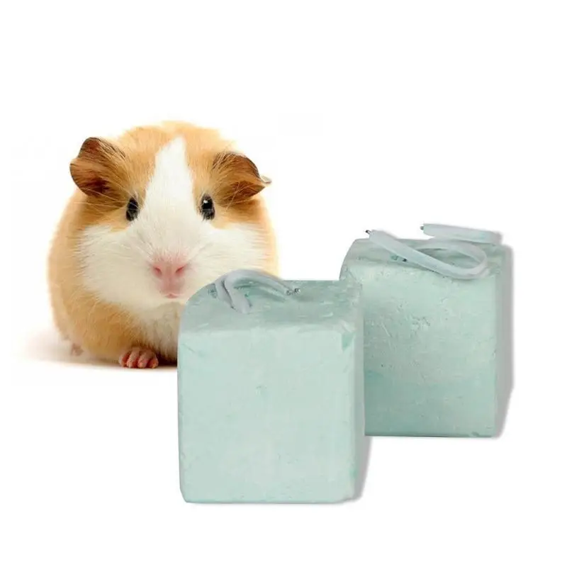 

1pc Pet ToysMineral Teeth Grinding Stone Calcium Chew Rat Fidget Hamster Teeth Rabbit Figet Spinner Cube Chinchilla Grinder M4Y4