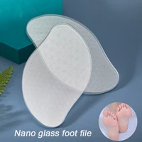 nano glass double sided foot rasp heel file hard dead skin remover exfoliating pedicure peeling health care foot file massage