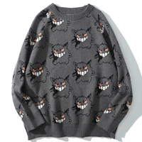 autumn and winter sweaters men s harajuku anime hip hop street clothing men s pullover fashion casual couple men s sweater