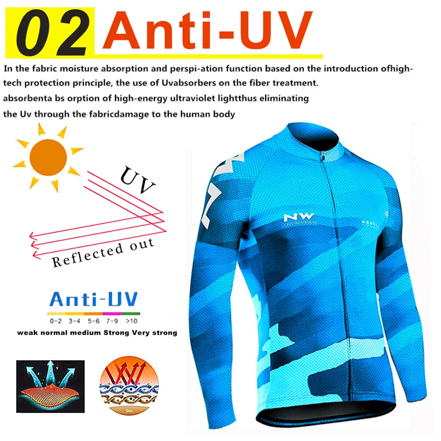 Northwave Pro Team Зимняя велосипедная Одежда дышащая Ropa Ciclismo с длинным рукавом MTB велосипедная одежда спортивная одежда для улицы