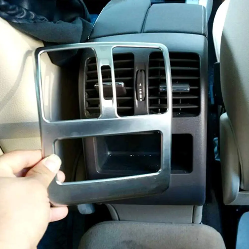 ABS Матовый с логотипом вентилятор заднего кондиционера на выходе Накладка для