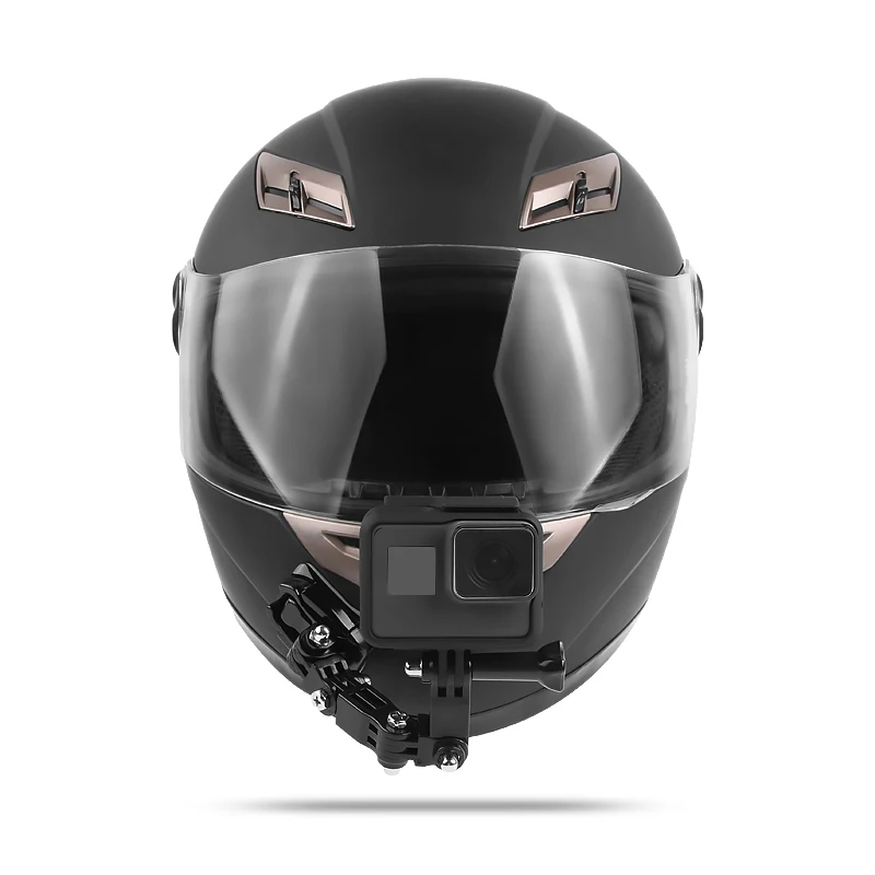 Мотоциклетный шлем подбородок Кронштейн arm Gopro аксессуары 4 способа Поворотная Кнопка крепление Go Pro Hero 4 5 6 7 SJCAM SJ4000 eken H9 H9R