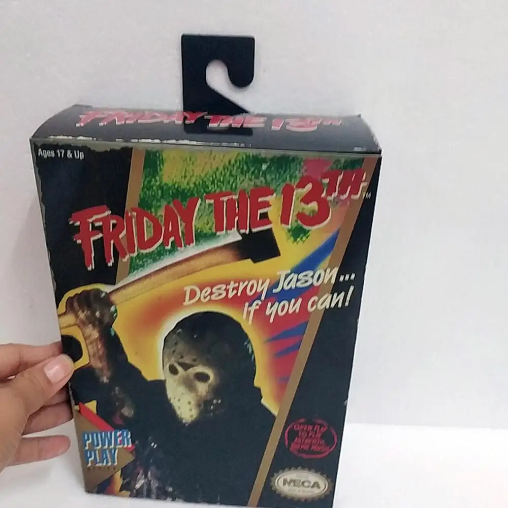 С музыкой оригинальный NECA Horror Friday 13th Decory Jason видеоигра power Play версия экшн фигурка