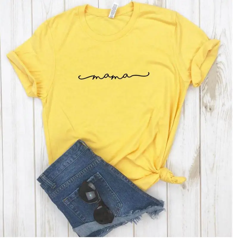 

Mama Letter Print T Shirt Women Short Sleeve O Neck Loose Tshirt 2020 Summer Women Causal Tee Shirt Tops Mujer