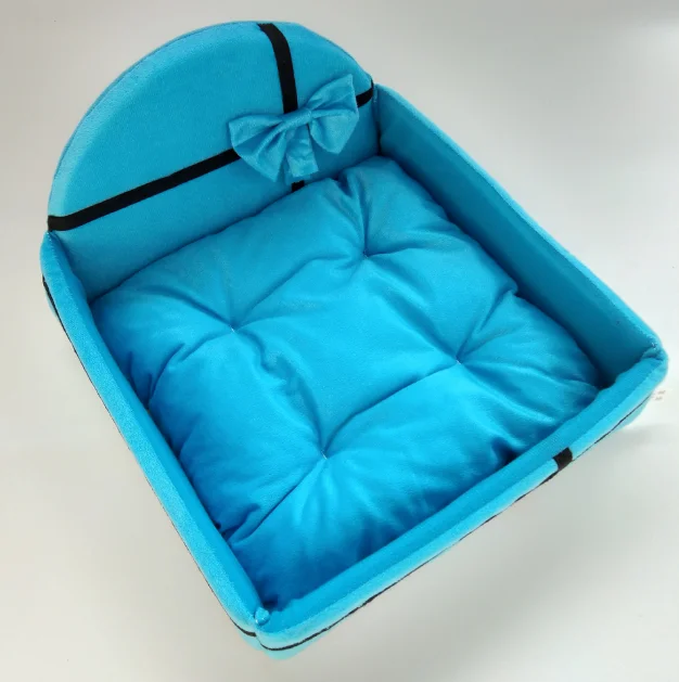 Кровать для домашних животных мягкая теплая кровать со съемным гнездом больших и