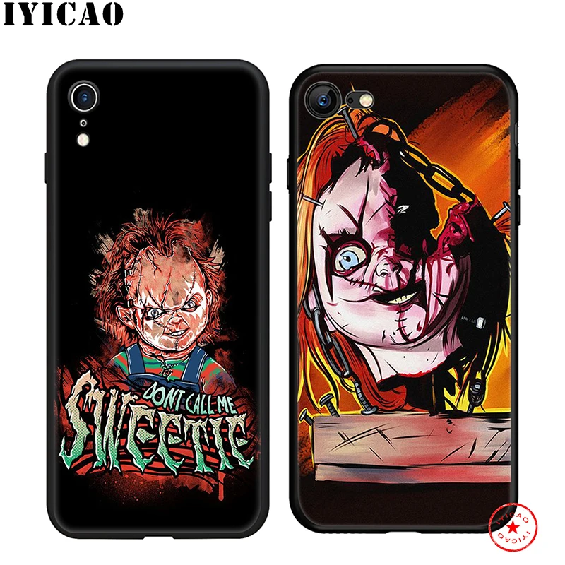 IYICAO Charles Lee Ray кукла Чаки мягкий чехол для телефона iPhone 11 Pro XR X XS Max 6 6S 7 8 Plus 5 5S SE
