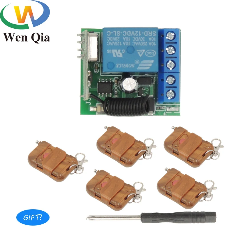 Беспроводной радиочастотный смарт переключатель с дистанционным управлением 433