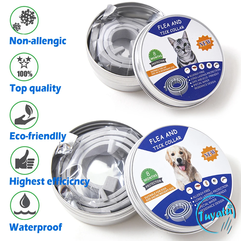 Удаляет блох и клещей кошачий ошейник для маленьких собак кошек 8 месяцев