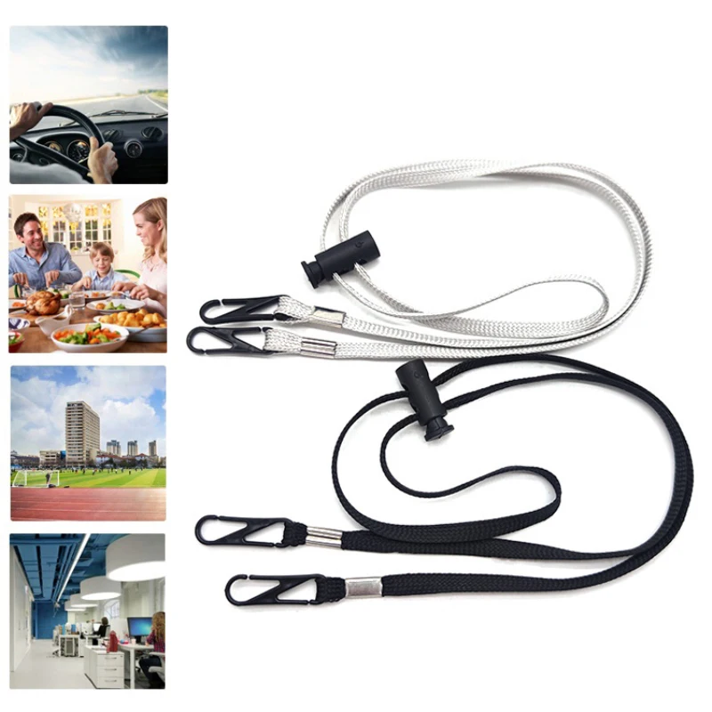 

Mask Hanging Rope Face Mask Lanyard Mask Holder Adjustable Traceless Ear Hanging Rope Two Hooks