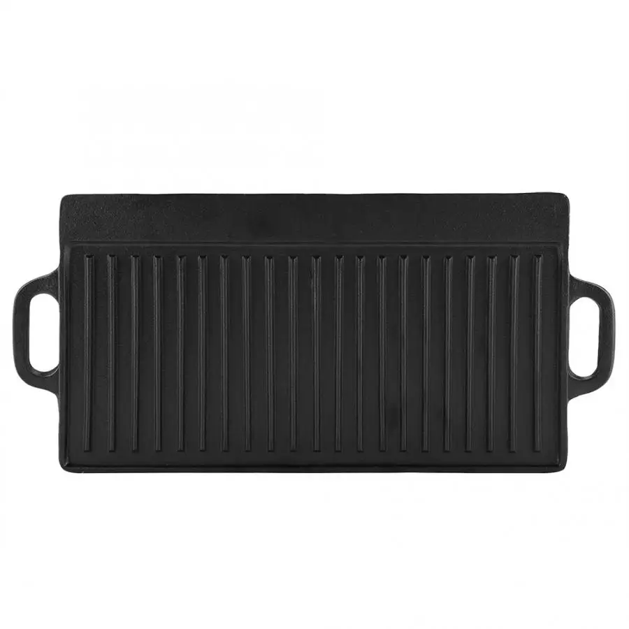 Кухонный кухонный ВОК антипригарный чугунный гриль сковорода плоский