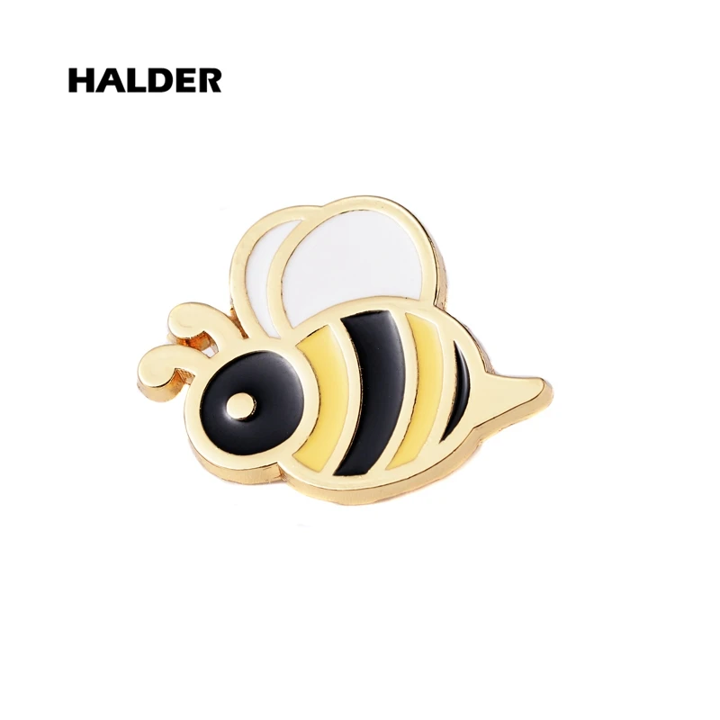 Броши с эмалью в виде пчелы и насекомых HALDER