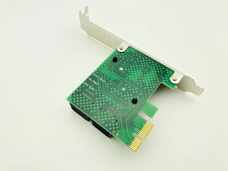Переходник PCI-E PCI Express 1x на 4 порта Sata 3 0 III 6 Гбит/с низкопрофильный кронштейн для