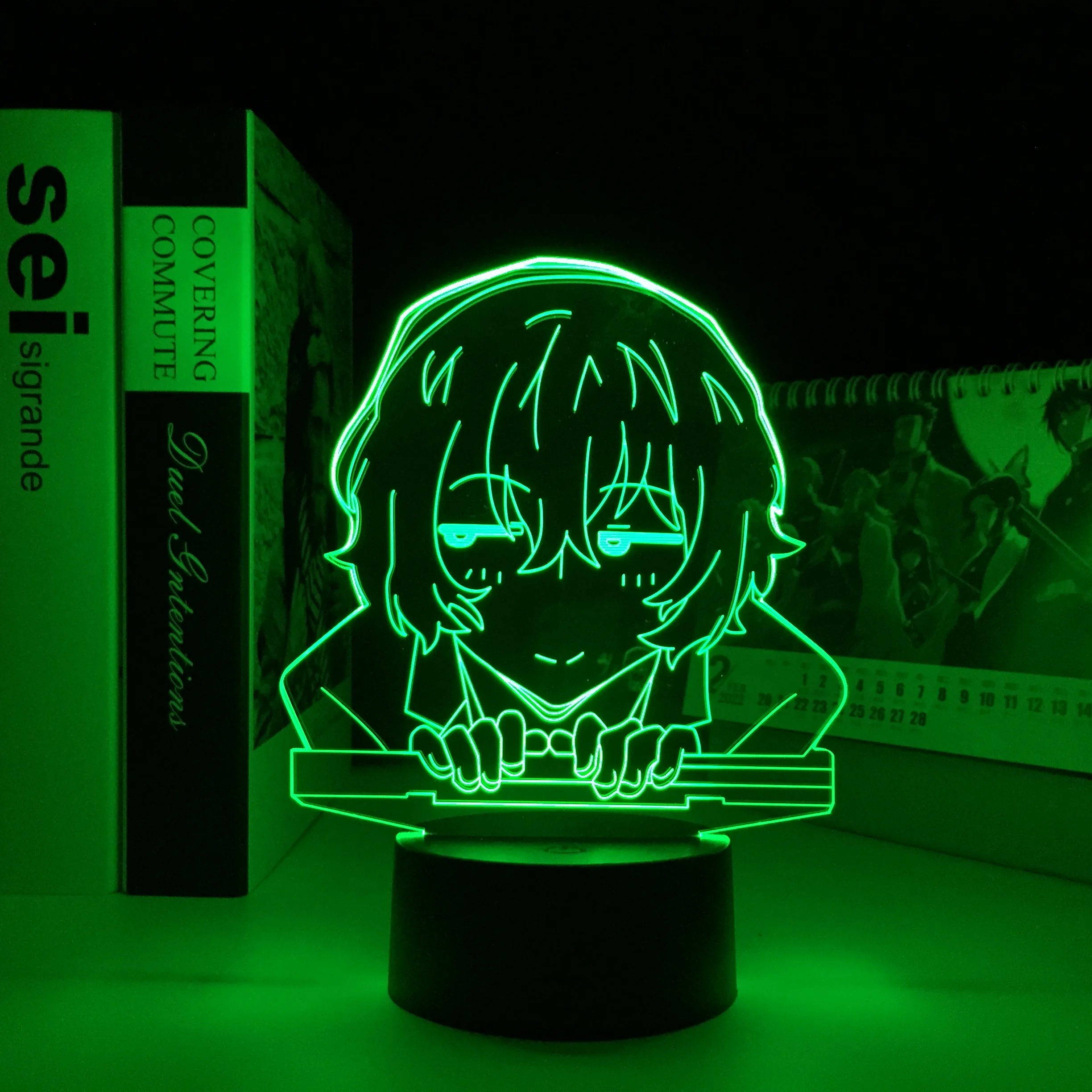 

Anime Bungo Stray Dogs Dazai Osamu 3D LED Lamp for Room Decor Friend Birthday Gift Gadget Night Light Anime Neon Light Dazai