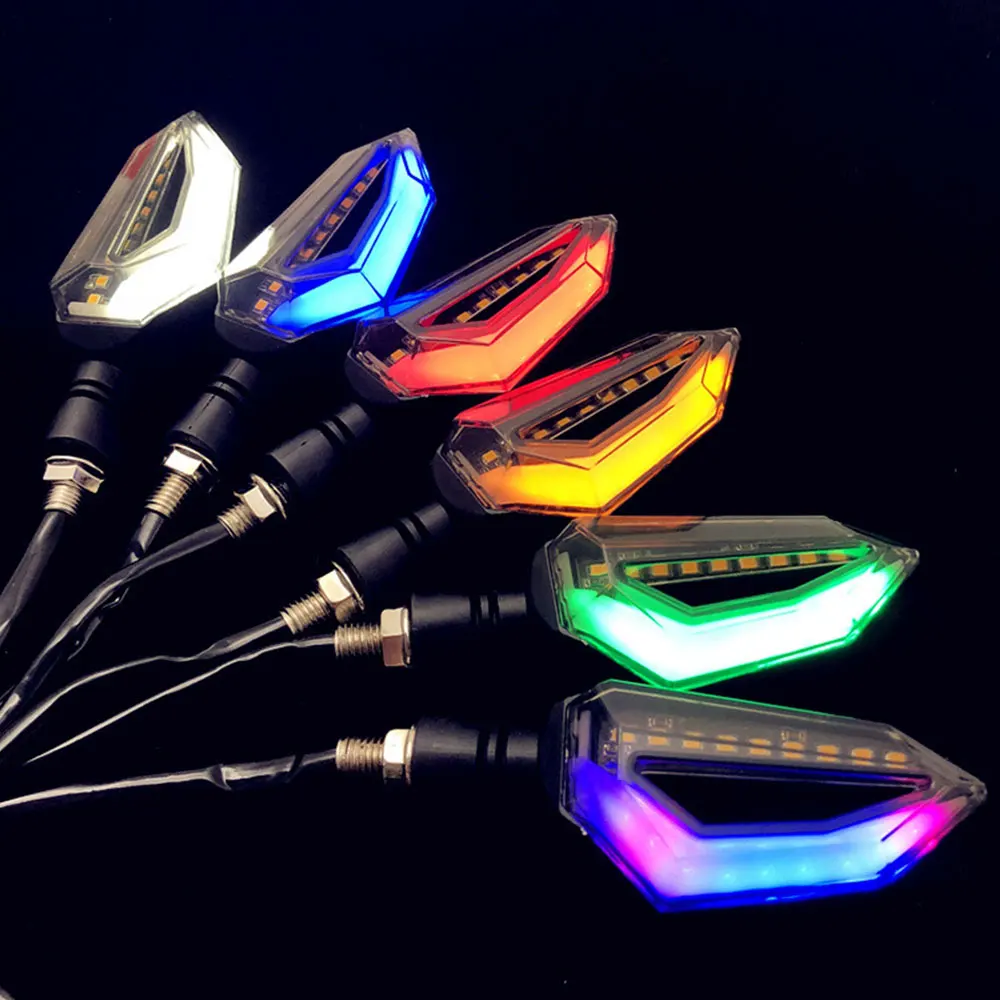 2 шт. мотоциклы указатель поворота светильник s светодиодный мигалка Янтарная