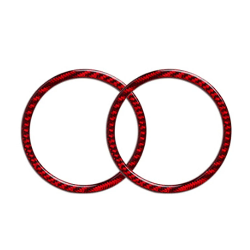 2 шт. обшивка панели колонки из углеродного волокна для салона автомобиля Ford Mustang