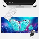 Коврик для мыши домашний под заказ XXL большие настольные коврики коврик для мыши коврики для мыши синяя бабочка художественный игровой коврик для ноутбука офисный мягкий коврик для мыши