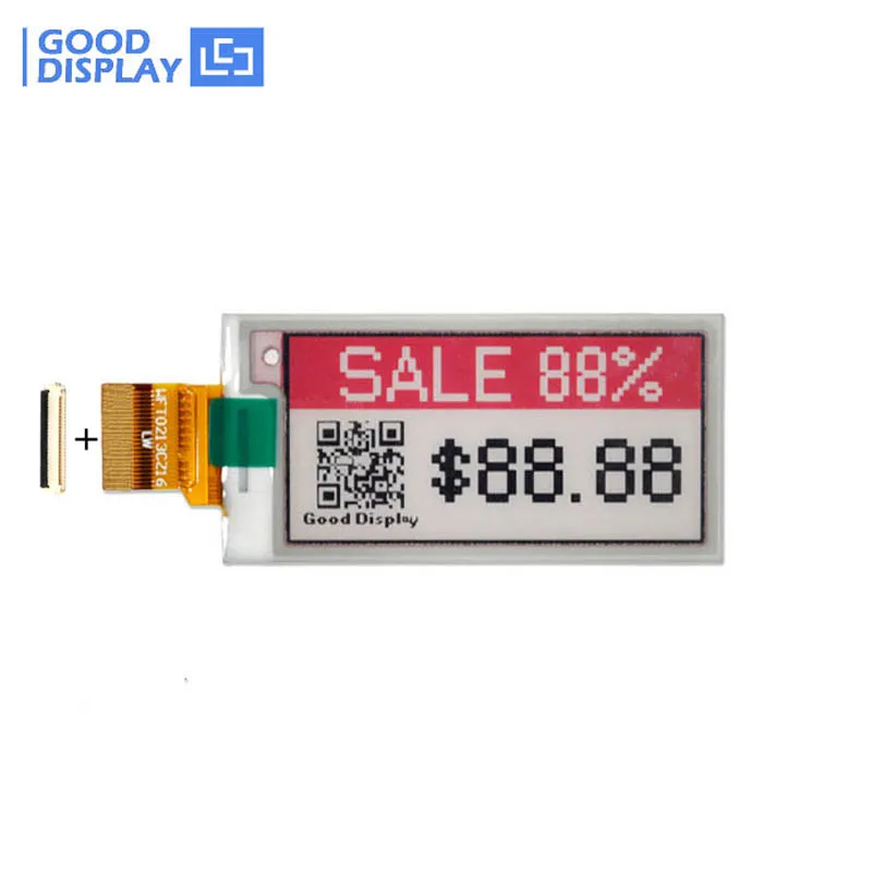 2,13 дюймовый цветной e-ink дисплей купить e-epaper GDEW0213Z16