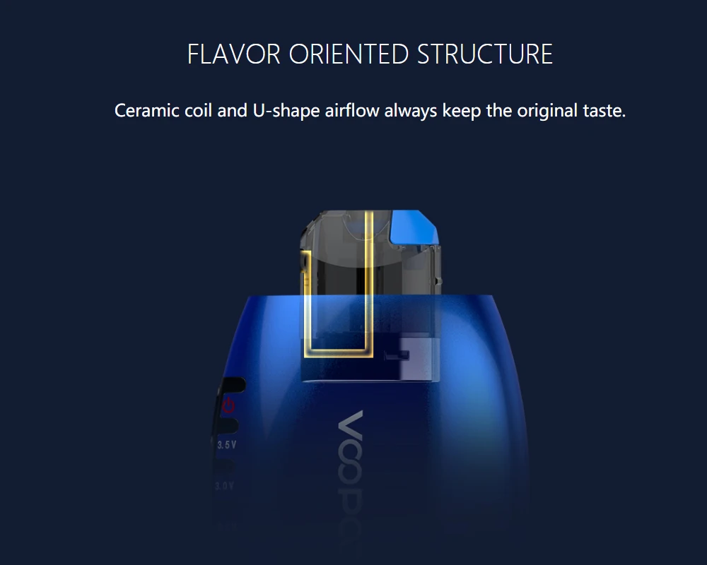 VOOPOO VFL Pod картридж 0 8 мл емкость 1.2ohm сопротивление Комплект Замена электронная