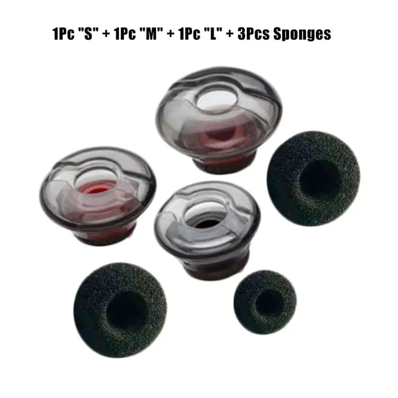 

6/7PCS Silicone Eartips Earbuds Soft Sponge Cover Earphone Case for Plantronics-Voyager Pro V5200