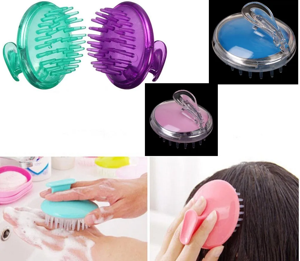 

Силиконовый шампунь для душа и тела, Массажная щетка для мытья волос, расческа