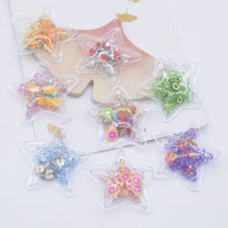 Аппликации со стразами в виде звезд 32 шт./лот фрукты ломтики наклеиваются на