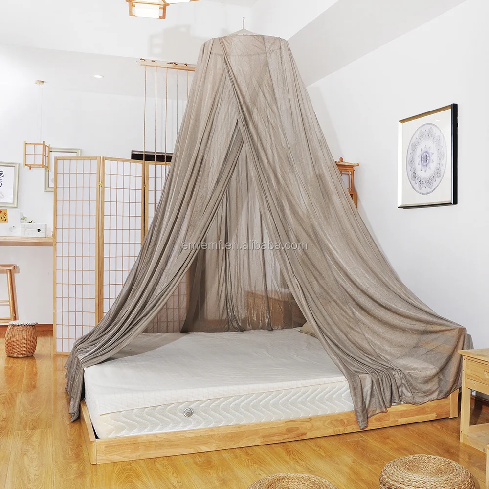 BLOCK EMF Functionality shielding radiation silver stainless steel king size bed mosquito net |