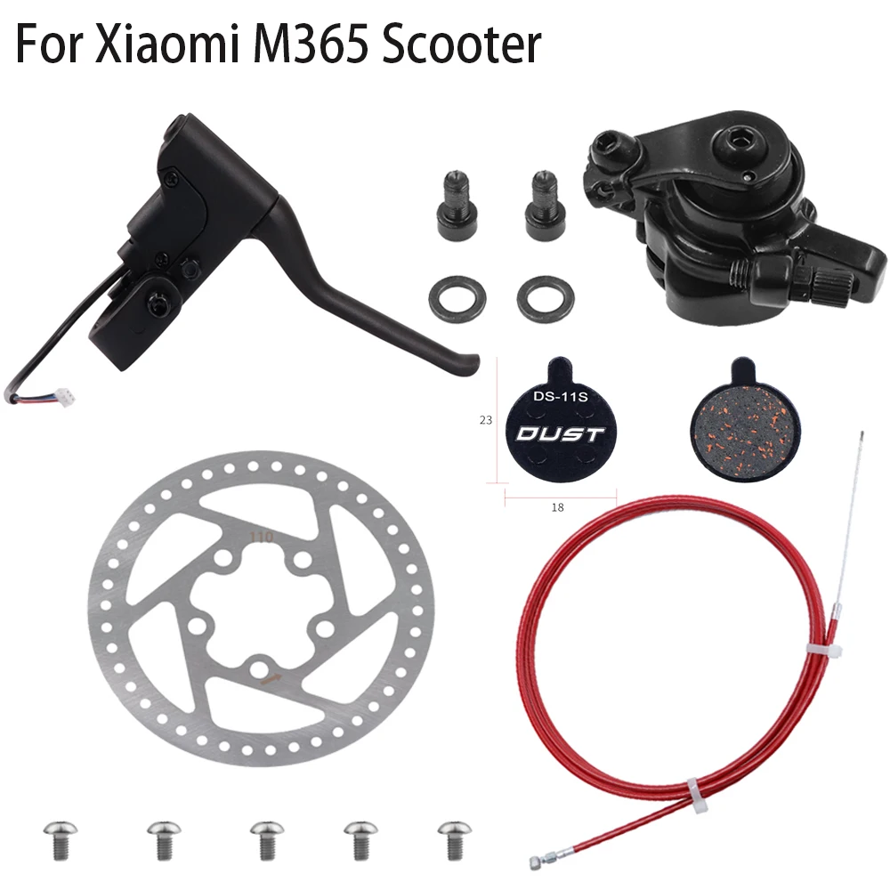 

Scooter Brake Lever Disk Break Cabel Kit Set for Xiaomi Mijia M365 Electric Scooter Parts Replacement(110mm M365)