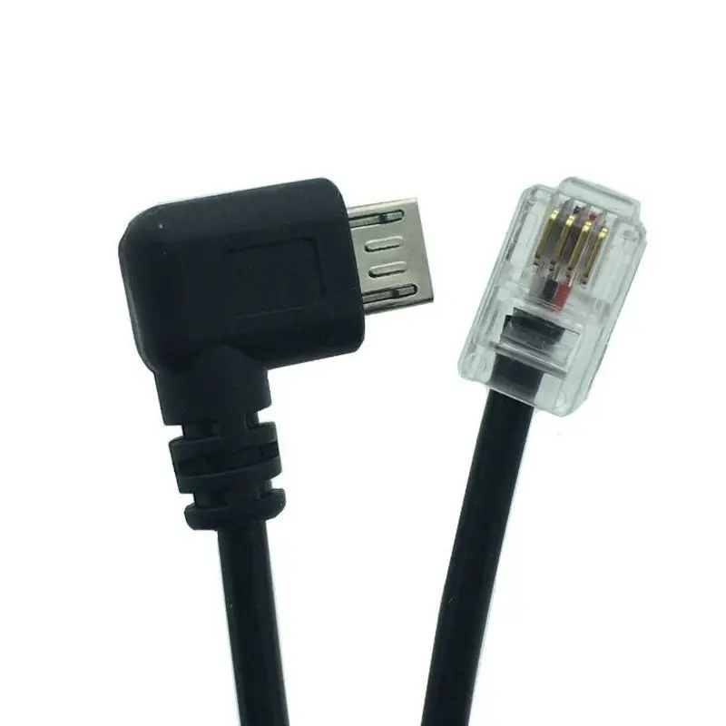 USB micro 5P to RJ9 crystal head mobile phone headset conversion extension cable | Компьютеры и офис