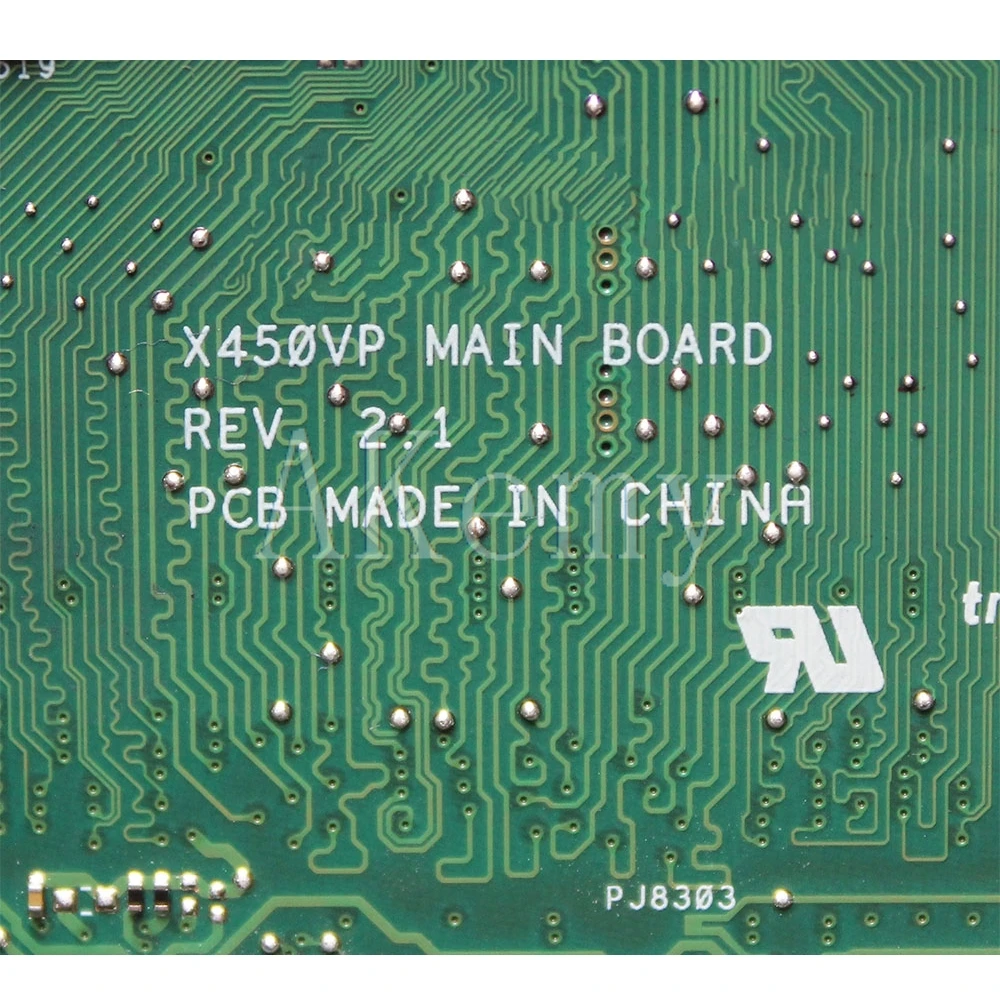 

Akemy X450VP For Asus A450V Y481C X452C D452C X450VP X450CC K450C Laotop Mainboard X450VP Motherboard W/ 1007U CPU 4G RAM