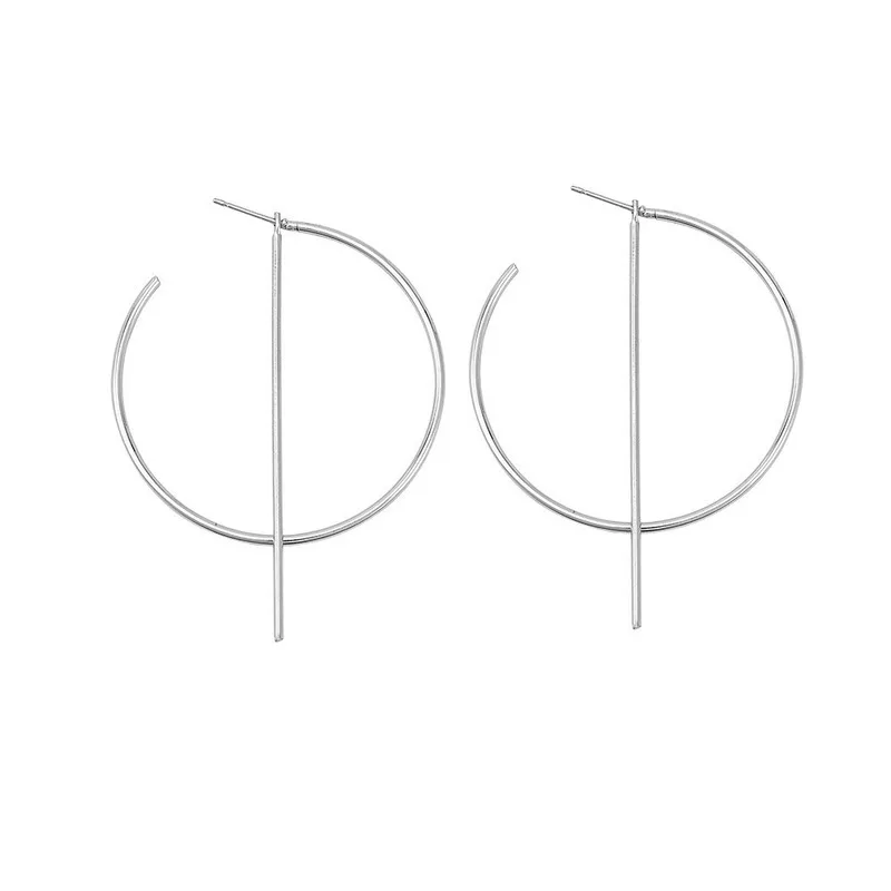 Серьги-кольца HebeDeer для девочек женские серьги круглый светильник желтый золотой